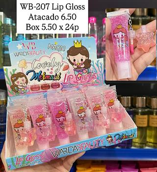 Lip Gloss Lovely Mermaid 2 em 1 Wardabeauty