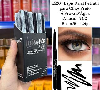 Lápis Kajal Retrátil Para Olhos Á Prova D´Água Luisance