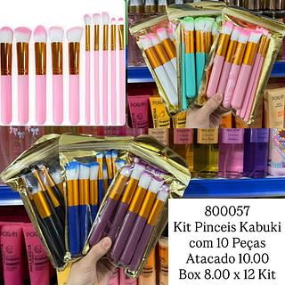 Kit Pincéís Kabuki com 10 peças ( somente avulso )