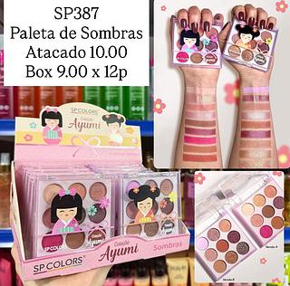 Paleta de Sombra 9 Cores Ayumi Sp Colors