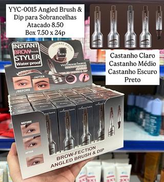 Angled Brush & Dip Para Sobrancelhas Yoyo Maquiamor