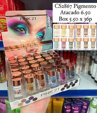 Pigmento Colors Pigments Eyeshadow Pink 21 (somente peças)
