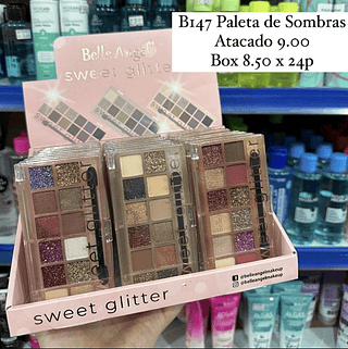 Paleta de Sombras Sweet Glitter Belle Angel (Somente Pecas)