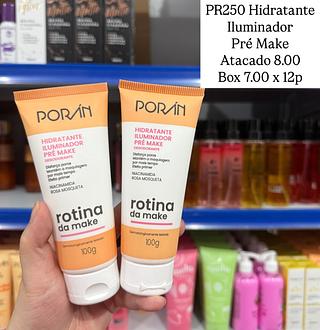 Hidratante Iluminador Pré Make Rotina da Make Poran