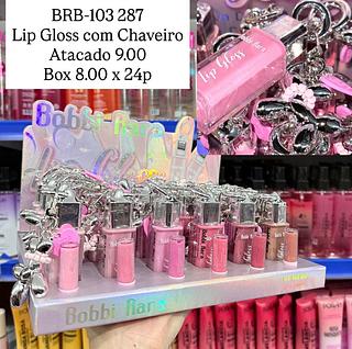 Lip Gloss com Chaveiro Bobbi Rara