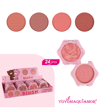 Blush Compacto Yoyo Maquiamor