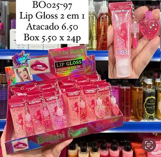 Lip Gloss 2 em 1 Bobbi Rara (somente avulso)