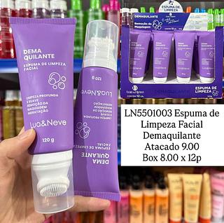 Espuma de Limpeza Facial Demaquilante Lua e Neve