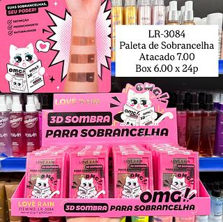 Paleta de Sombras para Sobrancelha 3D OMG Lové Rain