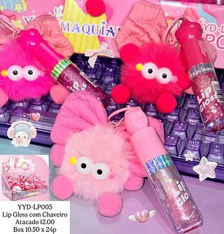 Lip Gloss com Chaveiro Yoyo Maquiamor