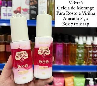 Geleia de Morango Para Rosto e Virilha Miss Lary