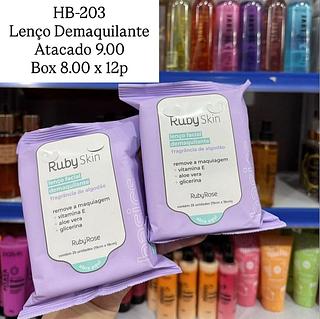 Lenços Demaquilante Ruby Skin Ruby Rose
