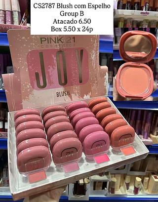 Blush com Espelho Grupo B Pink 21