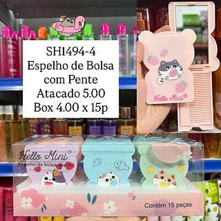 Espelho de Bolsa com Espelho Hello Mini