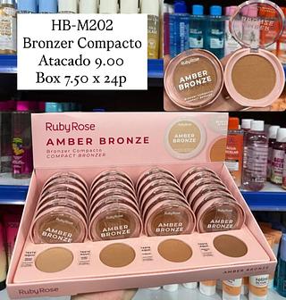 Bronzer Compacto Amber Bronzer Ruby Rose
