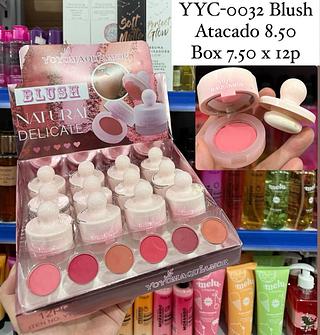 Blush Compacto Com Espelho e Esponja Yoyo Maquiamor