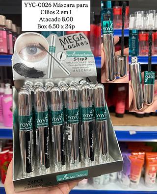 Máscara Para Cílios 2 em 1 Mega Lashe Yoyo Maquiamor