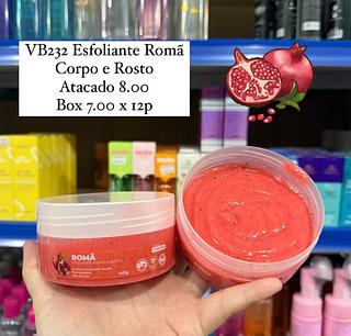 Esfoliante Corpo e Rosto Romã Miss Lary