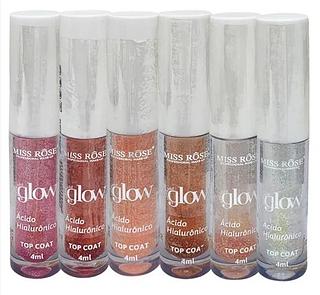 Top Coat Glow Labial Miss Rôse (somente peças)
