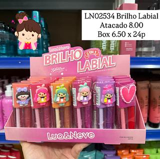 Brilho Labial 2 em 1 Lua e Neve