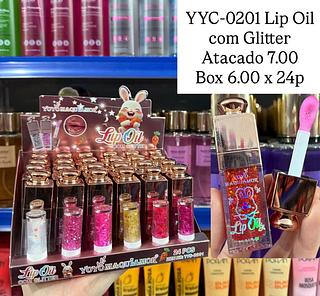 Lip Oil com Glitter Yoyo Maquiamor