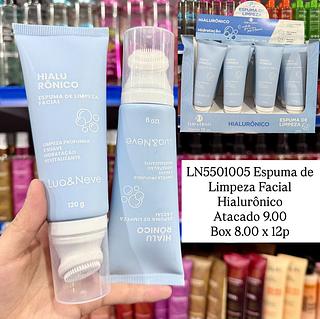 Espuma de Limpeza Facial Hialurônico Lua e Neve