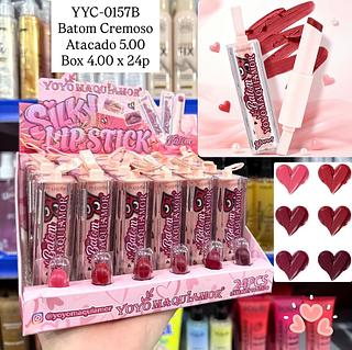 Batom em Bastão Matte Silk Lipstick Yoyo Maquiamor