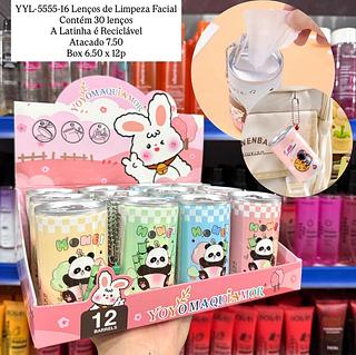 Lenços de Limpeza Facial com Chaveiro Yoyo Maquiamor