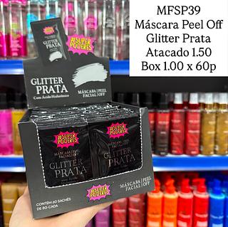 Máscara Facial Peel Off Glitter Prata Super Poderes