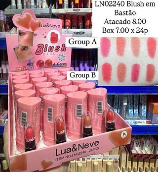 Blush em Bastão Lua e Neve