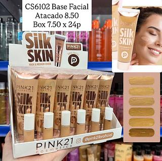 Base Facial Silk Skin Pink 21