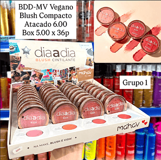 Blush Compacto Dia a Dia Mahav