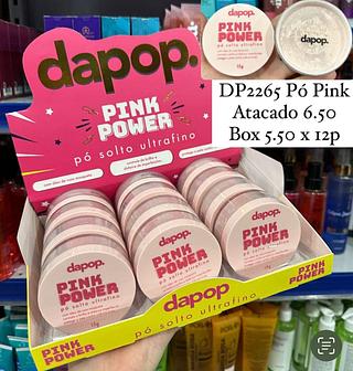 Pó Solto Ultrafino Pink Power Dapop