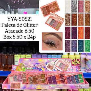 Paleta de Glitter Yoyo Maquiamor