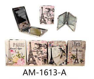 Espelho de Bolsa Duplo Paris Amor Anjo