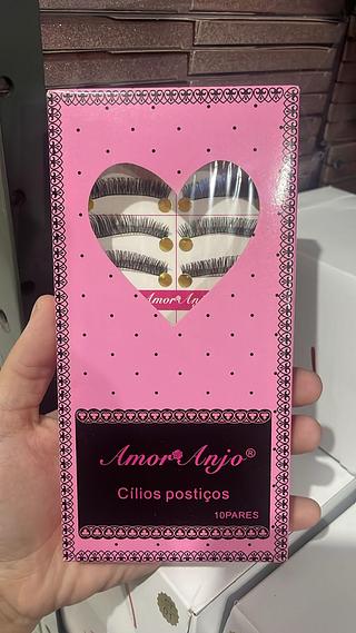 Cílios Postiços 10 Pares Amor Anjo