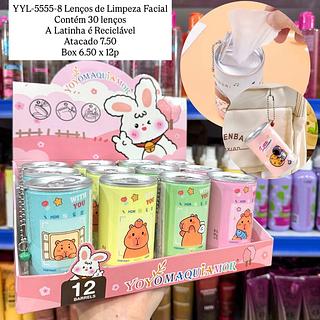 Lenços de Limpeza Facial com Chaveiro Yoyo Maquiamor