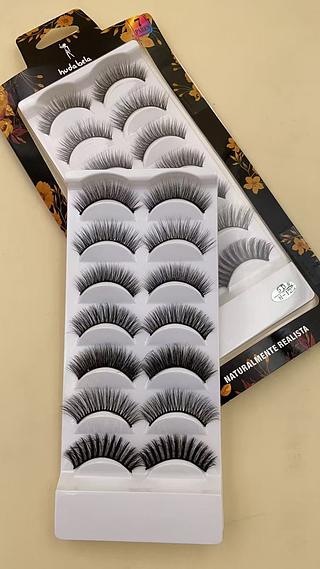 Cílios Postiços 5D 7 Pares Amor Anjo