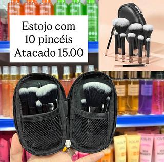 Estojo com 10 Pincéis