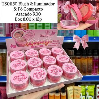Blush Contorno e Iluminador em Pó Lovely Toque Special