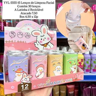 Lenços de Limpeza Facial com Chaveiro Yoyo Maquiamor