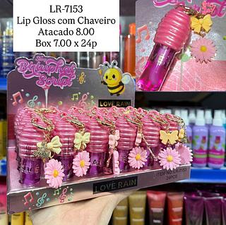Lip Gloss Honey Com Chaveiro Lové Rain