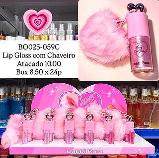 Lip Gloss com Pompom Shine Bobbi Rara