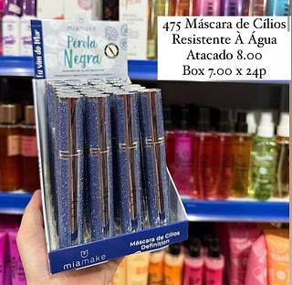 Máscara de Cílios Definition Pérola Negra Resistente Á Àgua Mia Make