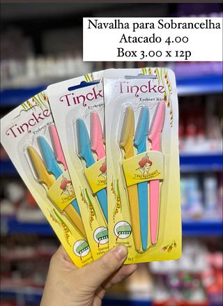 Kit com 3 Navalhas Eyebrow Razor