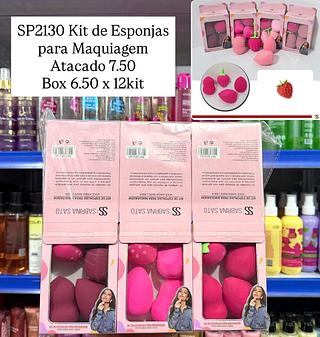 Kit Esponja para Maquiagem Sabrina Sato