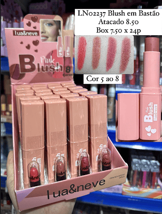 Blush em Bastão Pink Lua&Neve (somente avulso)