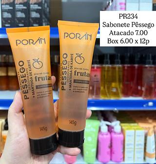 Sabonete Corpo e Rosto Pêssego Bem Me Quero Poran