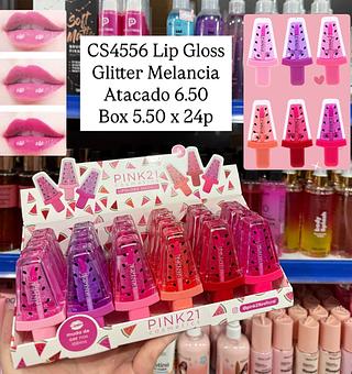 Lip Gloss Mágico Melancia Pink 21(somente peças)