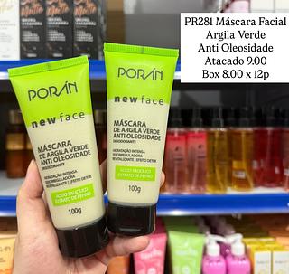 Máscara Facial Argila Verde New Face Poran
